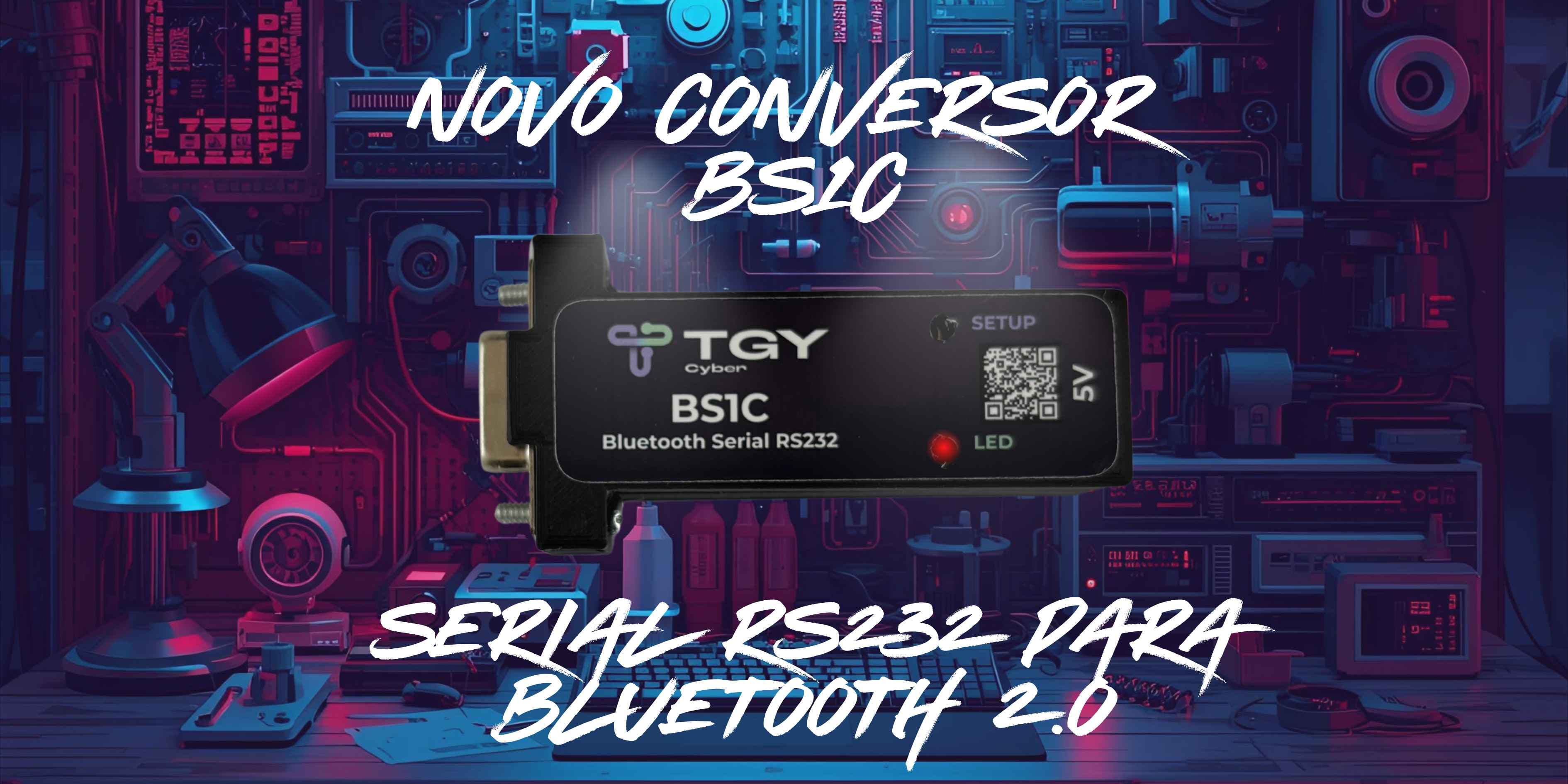 Conversor Serial RS232/Bluetooth BS1C