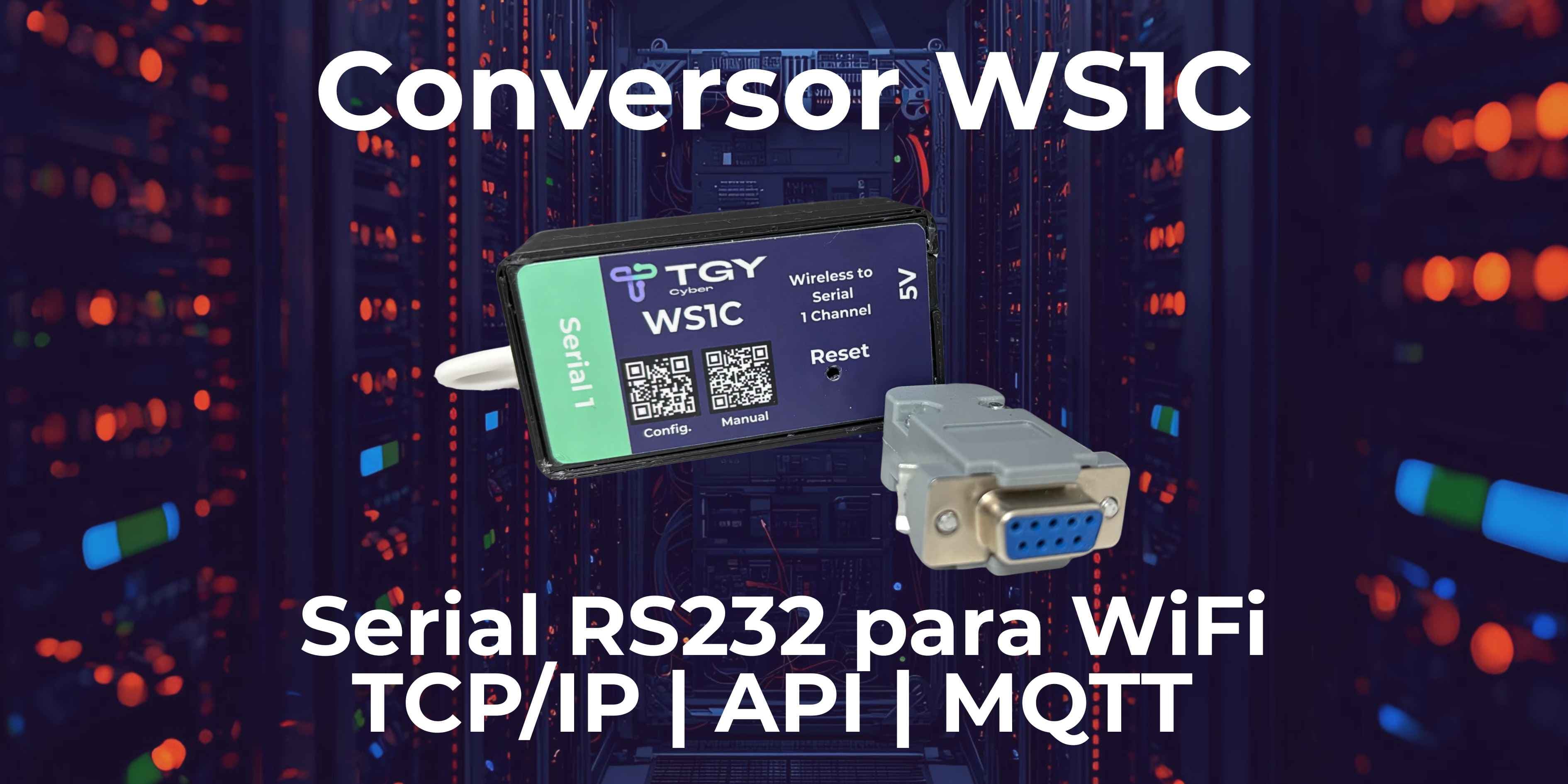 Conversor Serial RS232 Wi-Fi WS1C