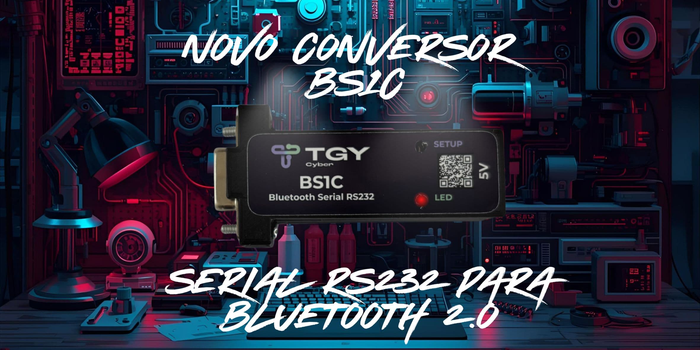 Novo Conversores RS232/Bluetooth BS1C